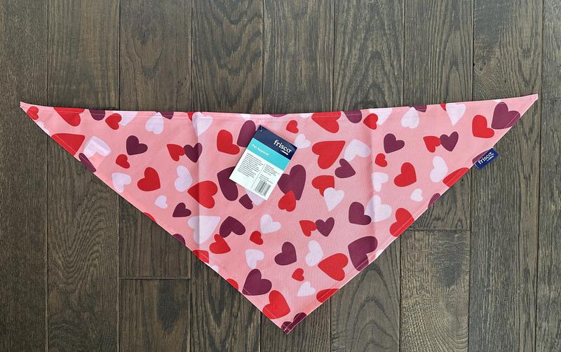 Frisco Heart Print Dog & Cat Bandana