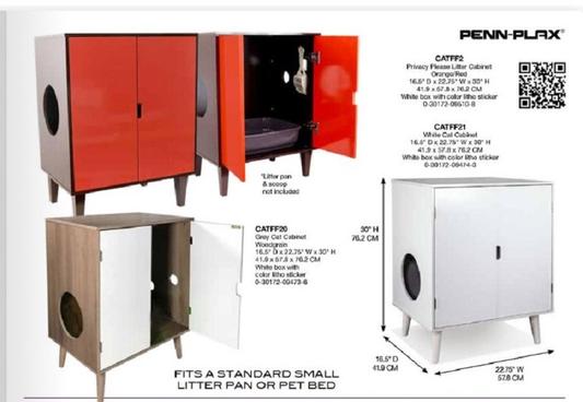 Penn plax catwalk clearance privacy please litter cabinet