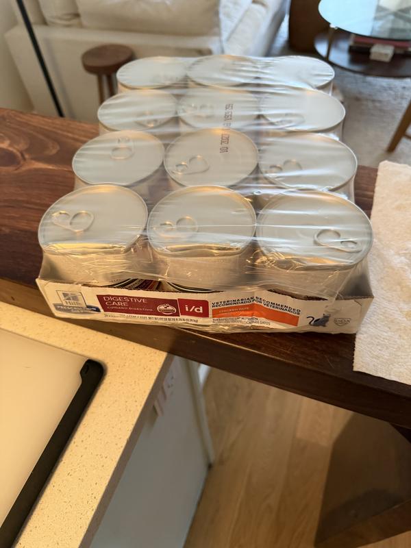 3 cans damaged in packaging