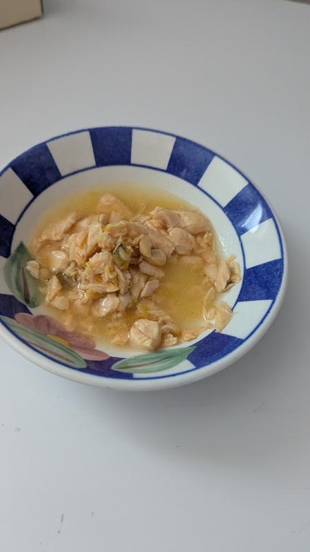 And that's how much was still left when my cat has had enough..