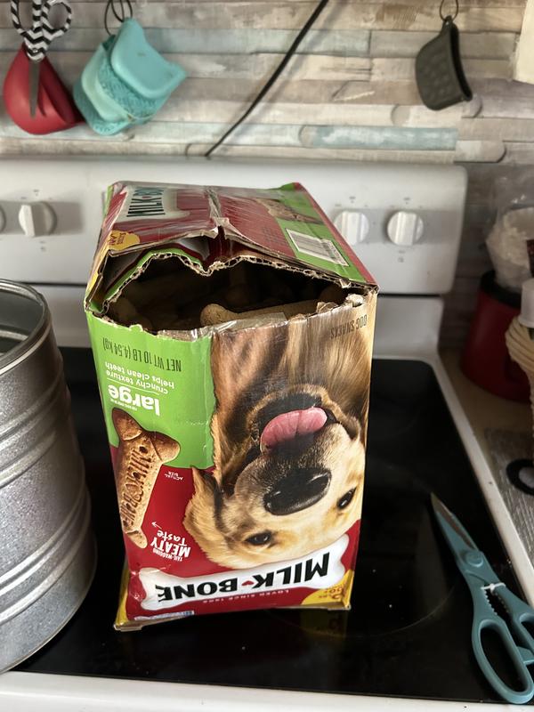 MILKBONE Original Large Biscuit Dog Treats, 10lb box