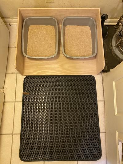 Cat Litter Mat PVC Jumbo (47 x 35)丨Cat Litter Mat Kitty Litter