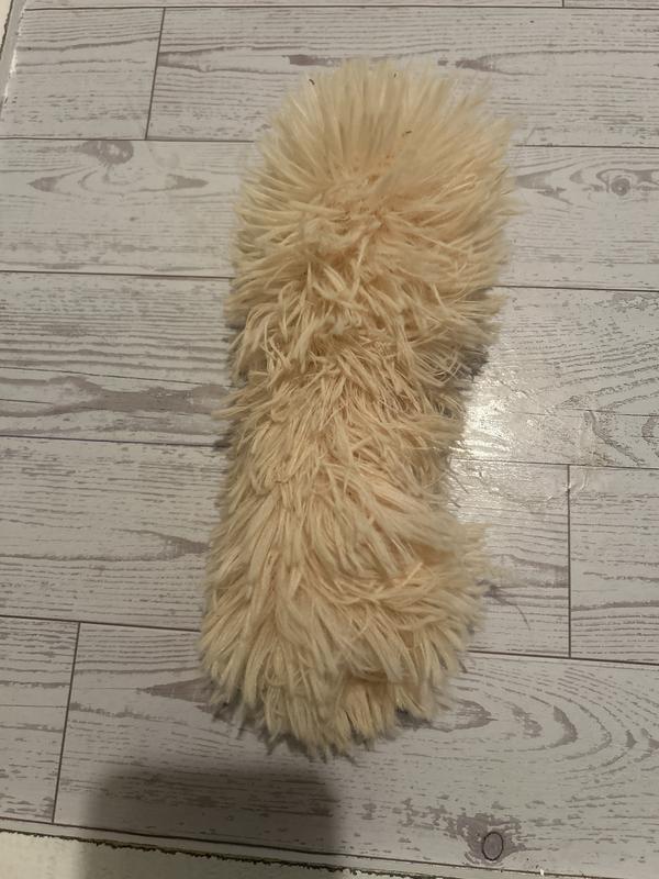 It’s a soft, fuzzy and crinkly cat nip toy