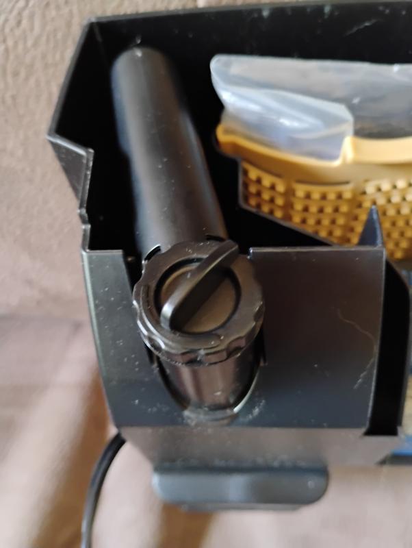 Siphon tube with adjustable flow rate knob