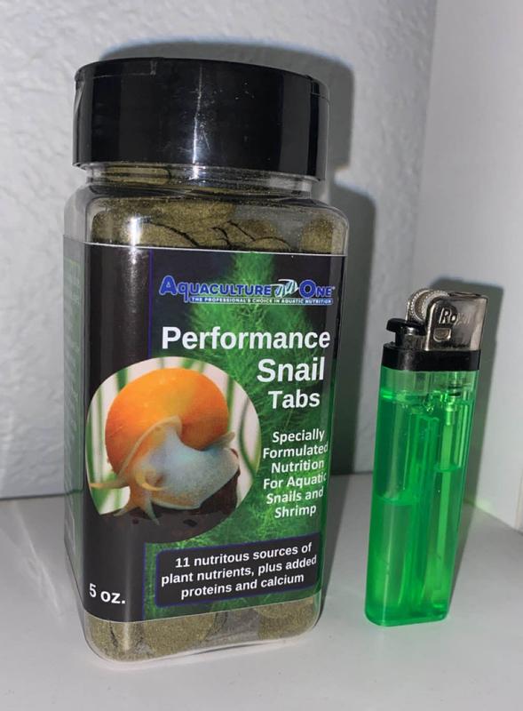 Aquaculture-One Performance Snail Tabs Fish Food, 5-oz bottle