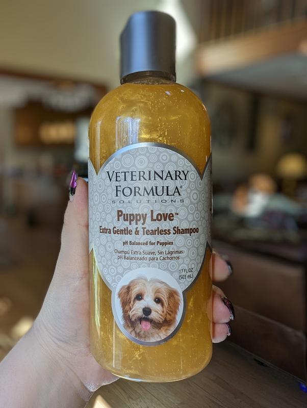 Veterinary formula puppy love shampoo sale