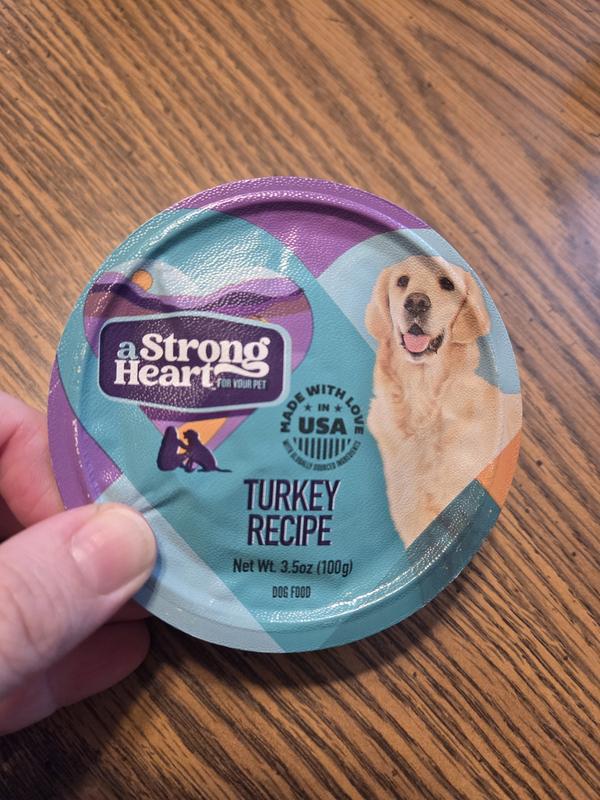 Packaging of A Strong Heart Turkey Recipe