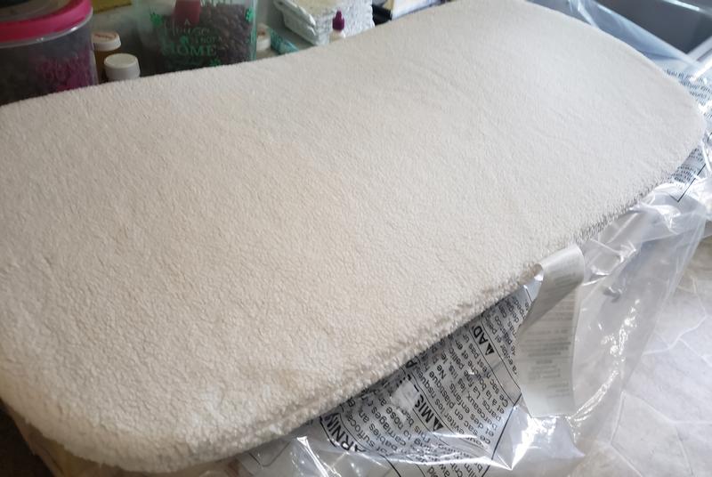 white bed