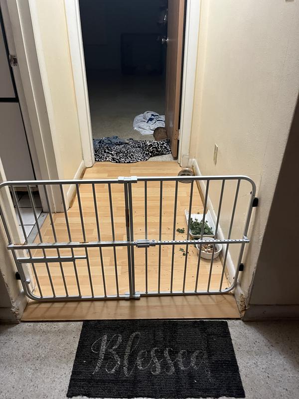 CARLSON PET PRODUCTS Mini Tuffy Expandable Dog Gate with Pet Door