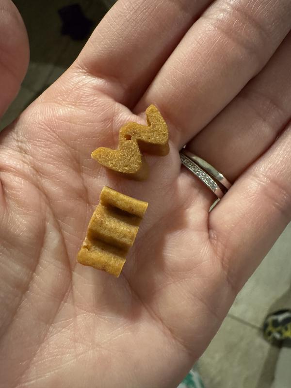 Size and shape easy for pups to pick up and chew