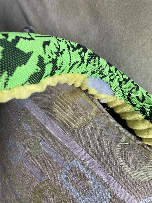 It split at the seam just from crunching on the noisemaker