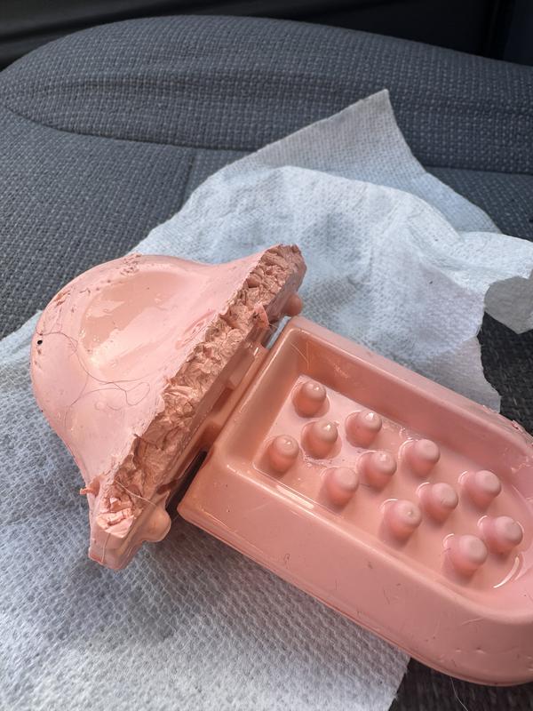 1 time using and this is how it ended up.