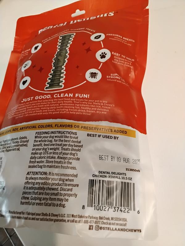 Received treats 8/22/25, treats expired on 8/3/25