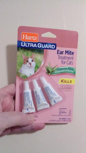 Ultraguard ear mite shop treatment for cats