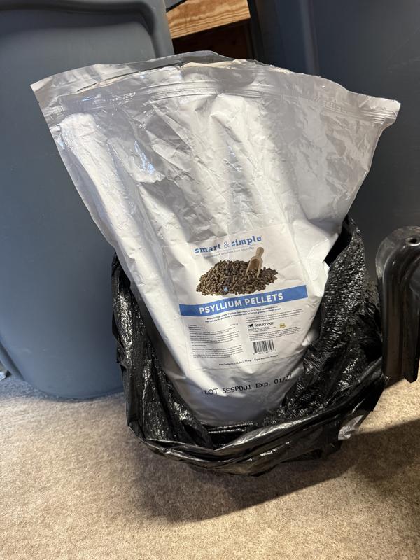 Only in a garbage bag bc we have an ant problem (with them getting into our sweet feed and cat food) but we haven’t had a problem with this specifically, just taking precautions.