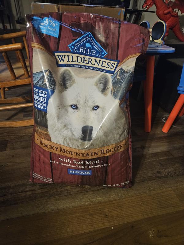 Blue mountain outlet senior dog food