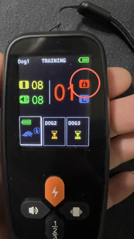 Lock indicator to show when shock function is blocked