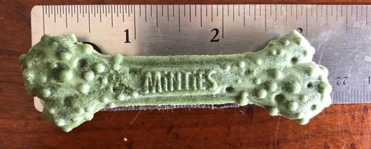 Minties shown actual size.