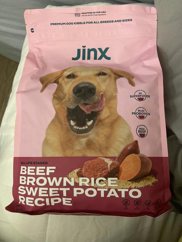 JINX Beef Brown Rice Sweet Potato ALS Kibble Dog Dry Food 11.5