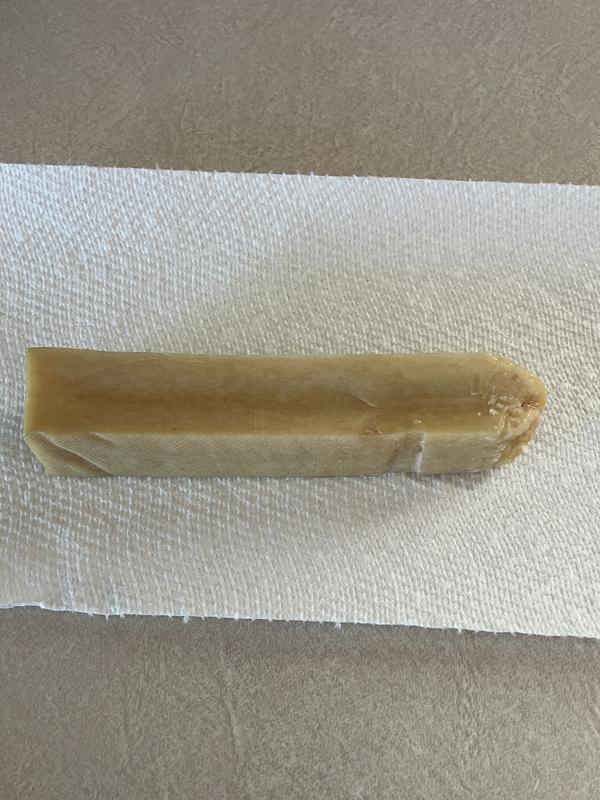 After 20 minutes of chewing