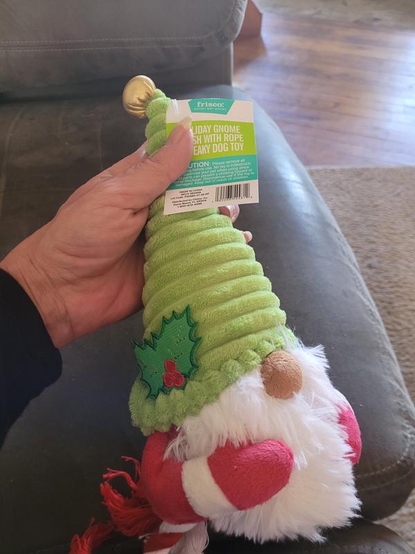 Temporarily Unavailable FRISCO Holiday Gnome Plush with Rope Squeaky