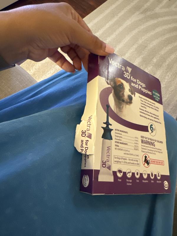 Over 95 Vectra Flea And Tick For Dogs Vectra 3d Dog Repellent 3d