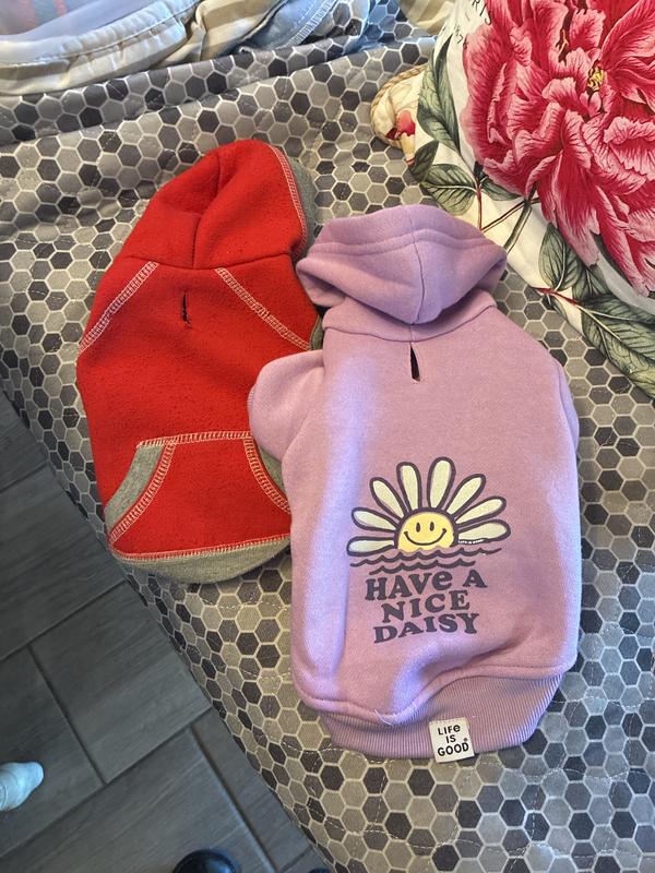 The red is an extra small - the purple is supposed to be extra small but more like “small”