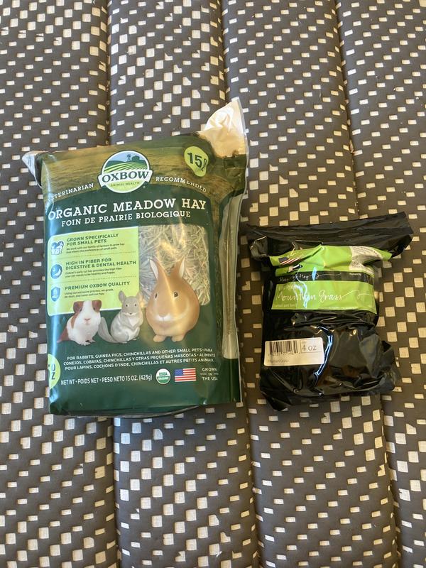 Really small compared to another brand of hay