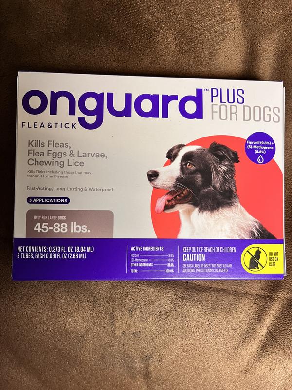 Onguard flea & outlet tick treatment for dogs