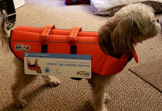 OUTWARD HOUND Granby RipStop Dog Life Jacket, X-Large Bright Orange 