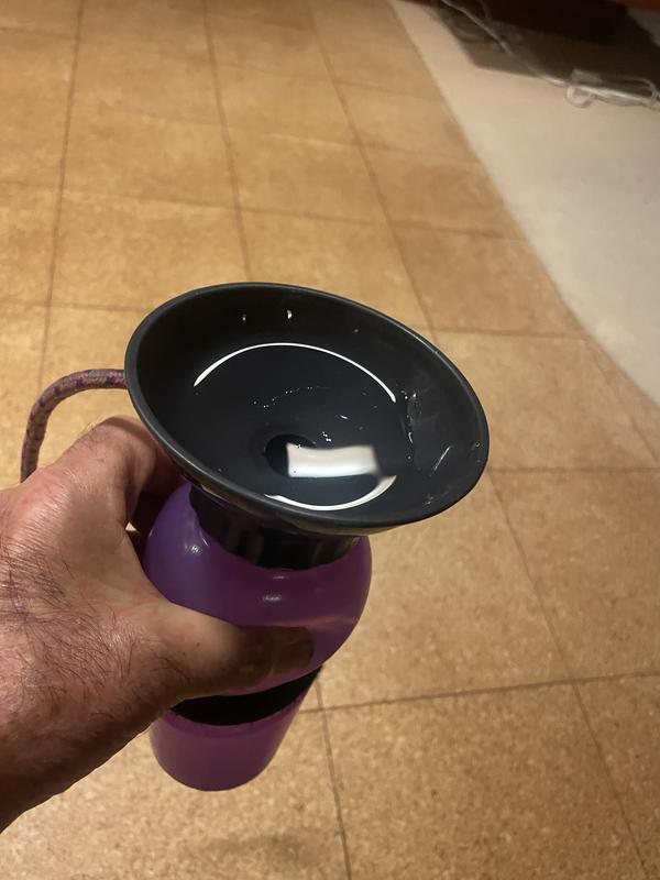 Highwave AutoDogMug 20 Oz Dog Water Bottle - Leak-Proof, One-Handed, BPA-Free For Hiking
