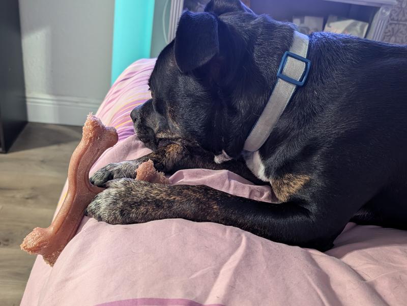 Fell asleep still holding on to it.