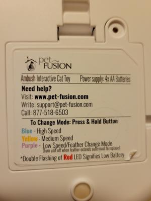 Petfusion ambush interactive cat hot sale toy