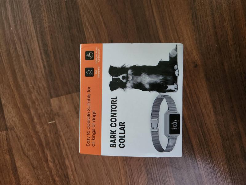 PETDIARY Smart Bark Waterproof Static Dog Bark Collar, Small, Dark Gray