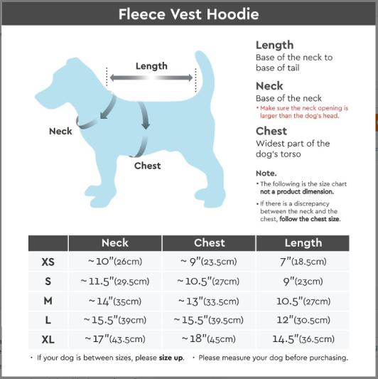 Sizing Chart