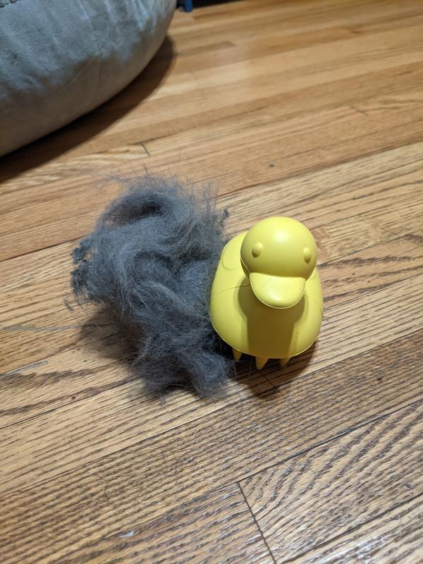 FRISCO Rubber Duck Cat & Dog Curry Brush