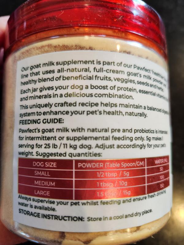 My dog's serving is 1 Tbl