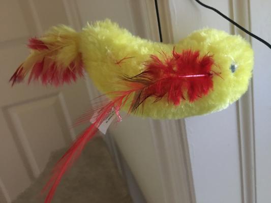 Ethical A-Door-Able Plush Bird Cat Toy with Feathers