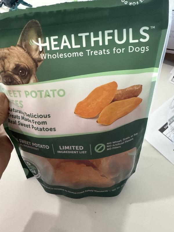 HEALTHFULS Sweet Potato Slices Dog Treats, 32-oz bundle