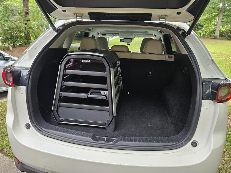 Still has room for cargo or even a second crate!