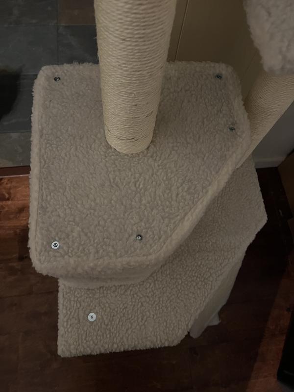 Metal exposed once fully assembled.