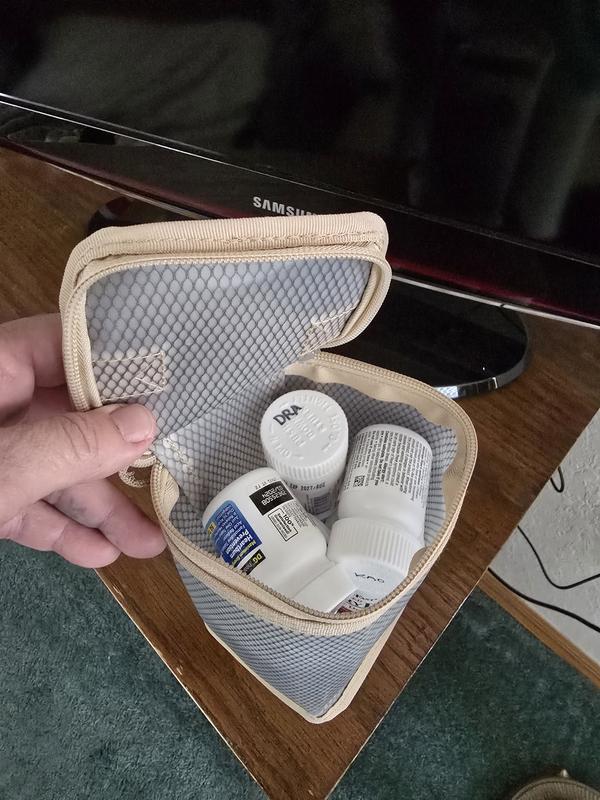 Zip canister is perfect for their meds as well