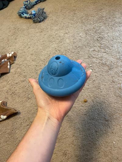 FRISCO Flying Saucer Rubber Treat Dispenser Dog Toy, Medium/Large 