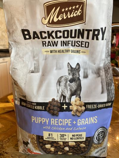 Merrick raw infused outlet puppy food