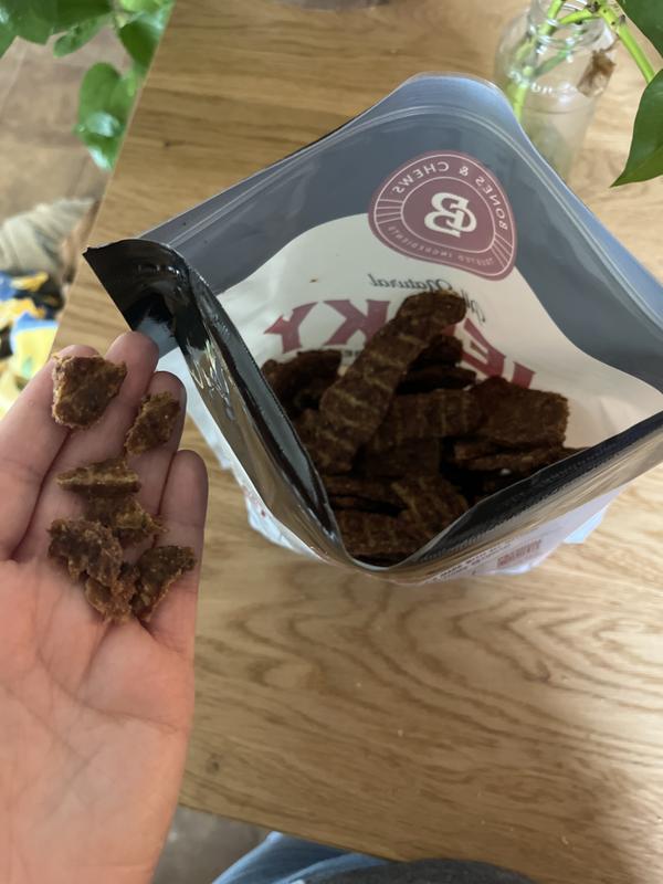 BONES & CHEWS All Natural GrainFree Jerky Made with Real Beef Dog