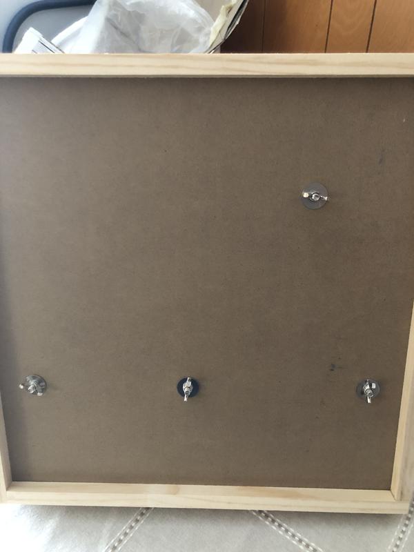 The bottom of the stand