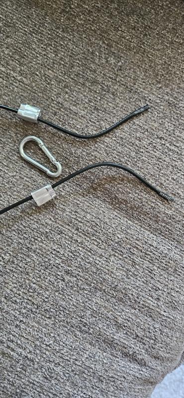 Loops came apart with almost no weight on them.