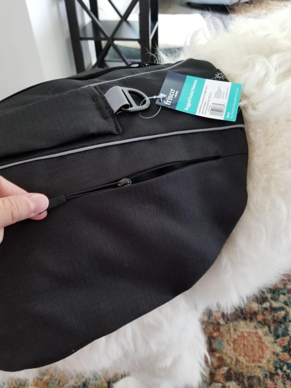 Zippered pockets for supplies