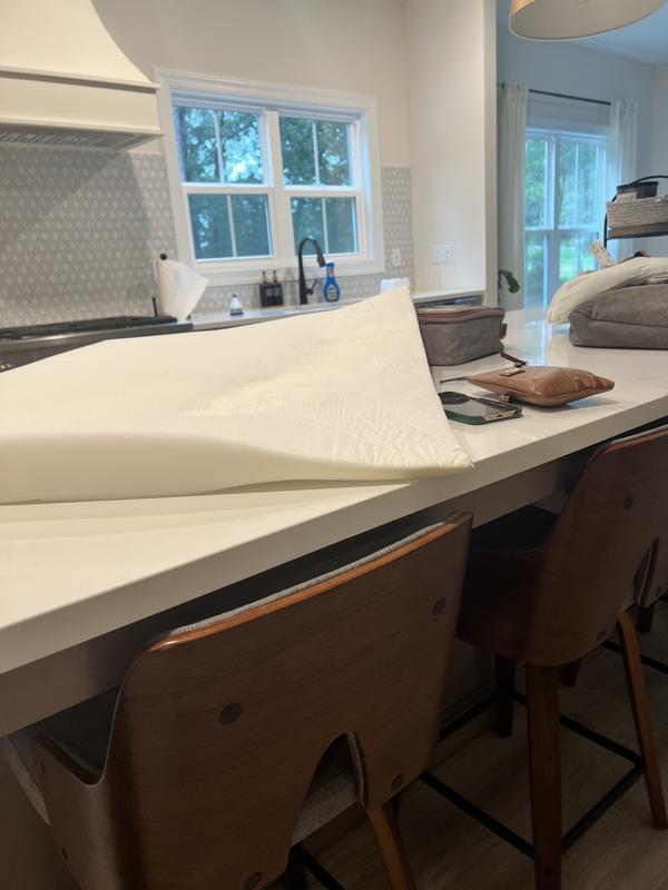 The cushion is damaged.