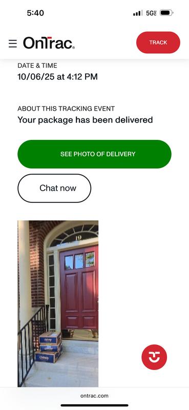 Bad delivery - food left outside of front door and stolen